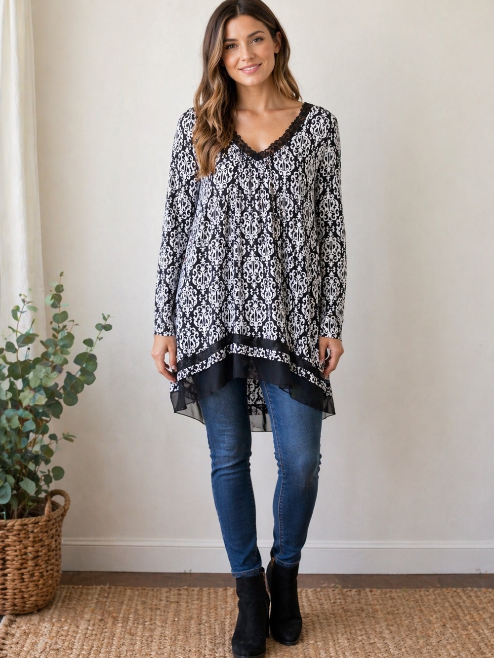 Anne Klein Tunic Top